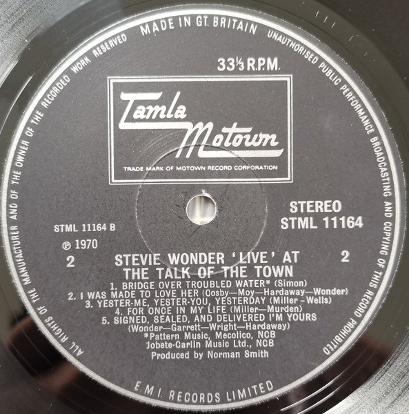 Stevie Wonder - 'Live' At The Talk Of The Town - Imagen 4