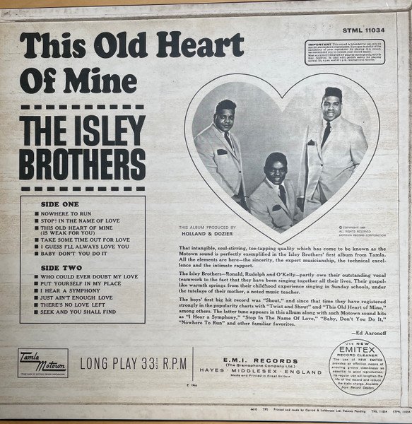 The Isley Brothers - This Old Heart Of Mine - Imagen 2