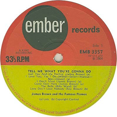 James Brown & The Famous Flames - Tell Me What You're Gonna Do - Image 3