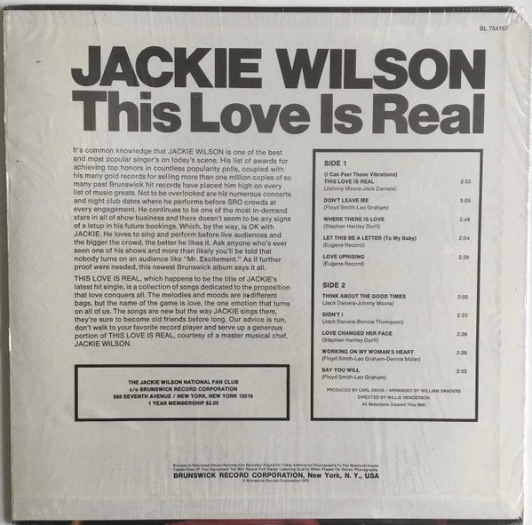 Jackie Wilson - This Love Is Real - Image 2