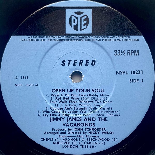 Jimmy James & The Vagabonds - Open Up Your Soul - Image 3