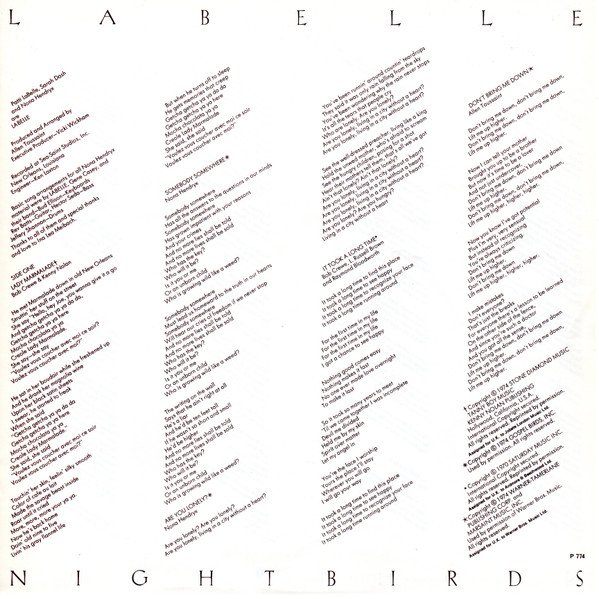 Labelle - Nightbirds - Image 5