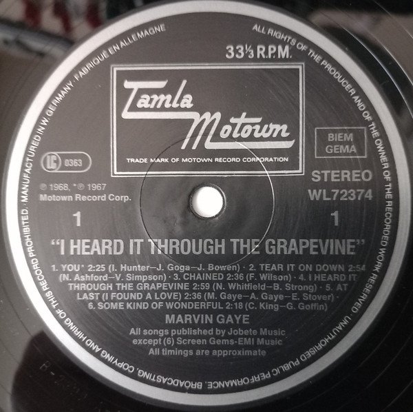 Marvin Gaye - I Heard It Through The Grapevine! - Imagen 3