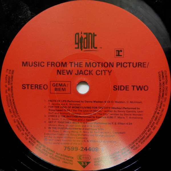 Various - New Jack City (Music From The Motion Picture) - Image 4