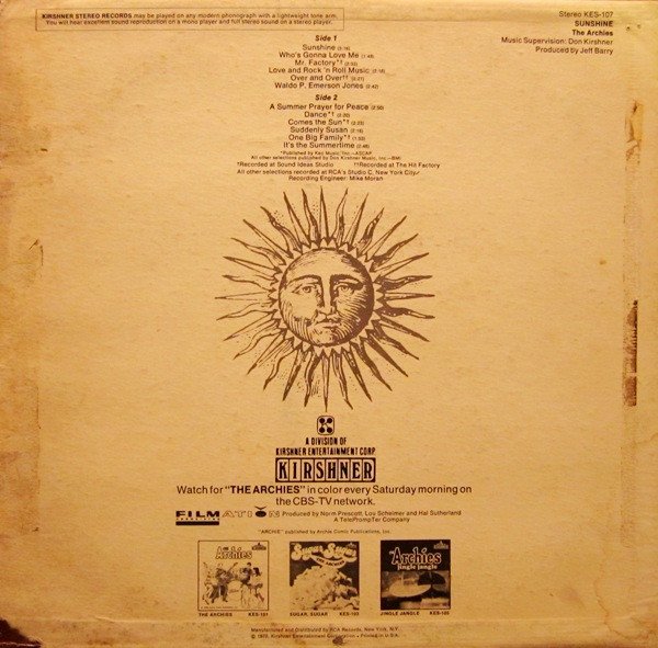 The Archies - Sunshine - Image 2
