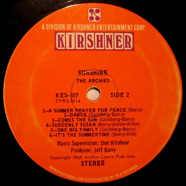 The Archies - Sunshine - Image 4