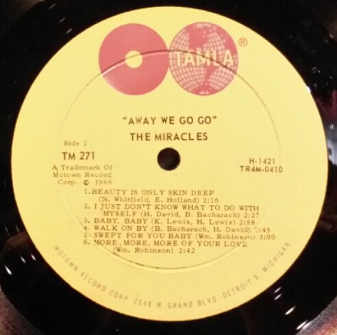 Smokey Robinson & The Miracles* - Away We A Go-Go - Imagen 4