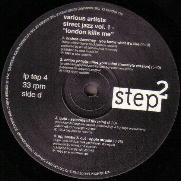 Various - Street Jazz Vol. 1 - London Kills Me - Imagen 5