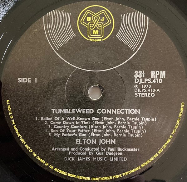 Elton John - Tumbleweed Connection - Imagen 5