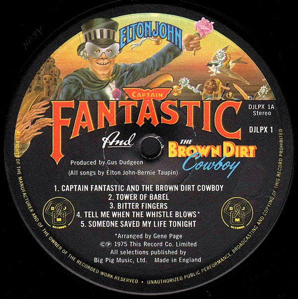 Elton John - Captain Fantastic And The Brown Dirt Cowboy - Imagen 5
