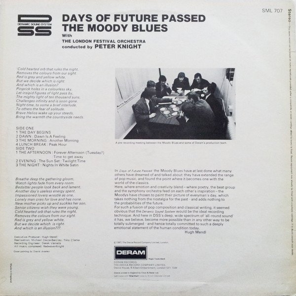 The Moody Blues With The London Festival Orchestra Conducted By Peter Knight - Days Of Future Passed - Image 2