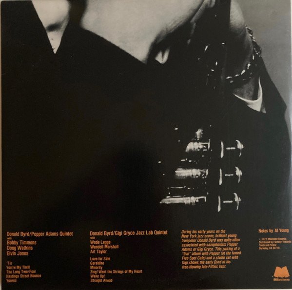 Donald Byrd With Pepper Adams And Gigi Gryce - Young Byrd - Imagen 4