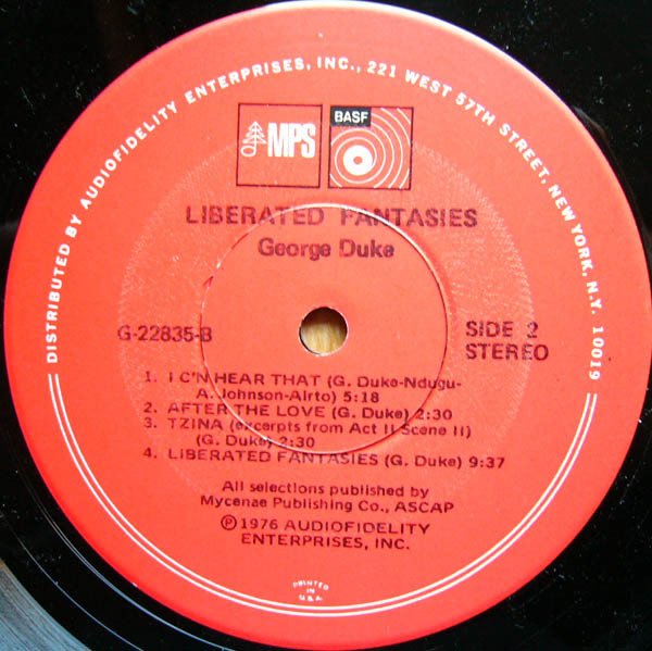 George Duke - Liberated Fantasies - Image 4