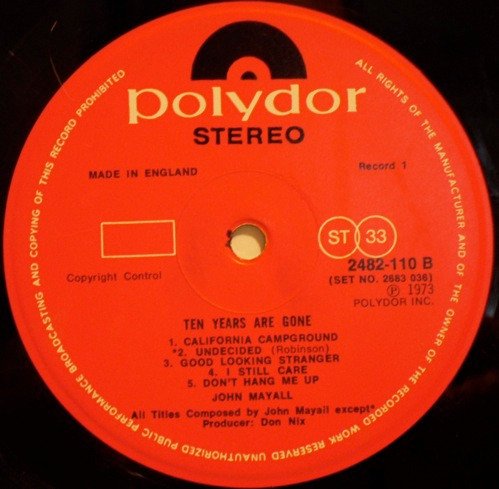 John Mayall - Ten Years Are Gone - Image 4