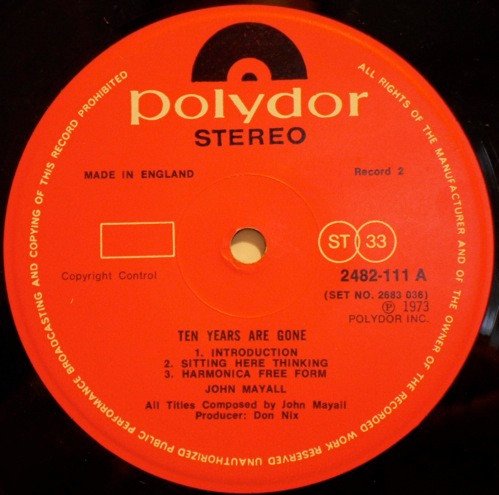 John Mayall - Ten Years Are Gone - Image 5