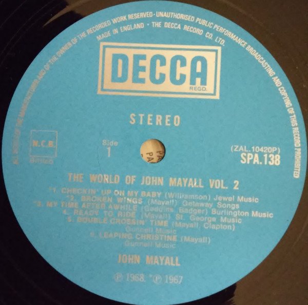 John Mayall - The World Of John Mayall Vol.2 - Imagen 3