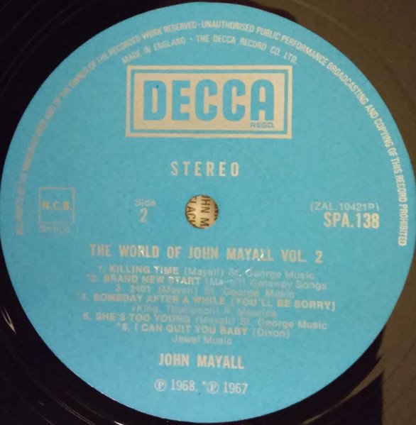 John Mayall - The World Of John Mayall Vol.2 - Imagen 4