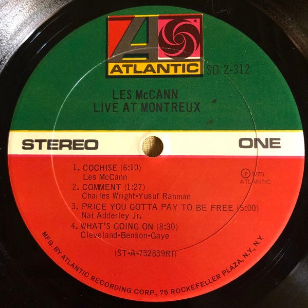 Les McCann - Live At Montreux