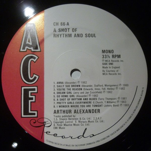 Arthur Alexander - A Shot Of Rhythm And Soul - Image 2