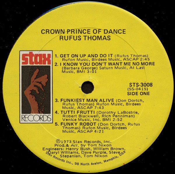 Rufus Thomas - Crown Prince Of Dance - Imagen 3